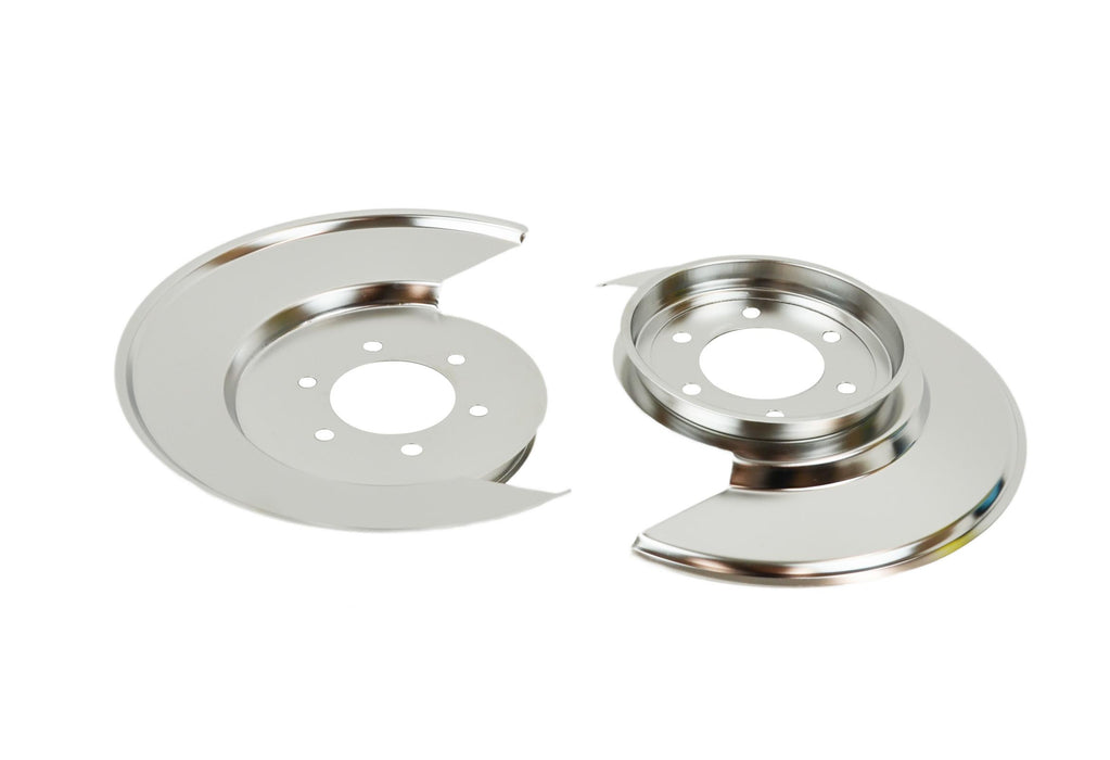 Kentrol 30501 Jeep CJ Disc Brake Dust Cover Pair 76-78 CJ Polished Silver Kentrol - Truck Part Superstore