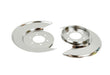 Kentrol 30501 Jeep CJ Disc Brake Dust Cover Pair 76-78 CJ Polished Silver Kentrol - Truck Part Superstore