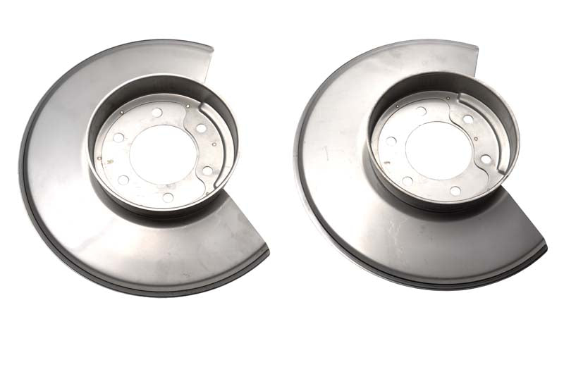 Kentrol 30502 Jeep CJ Disc Brake Dust Cover Pair 78-86 CJ Polished Silver Kentrol - Truck Part Superstore