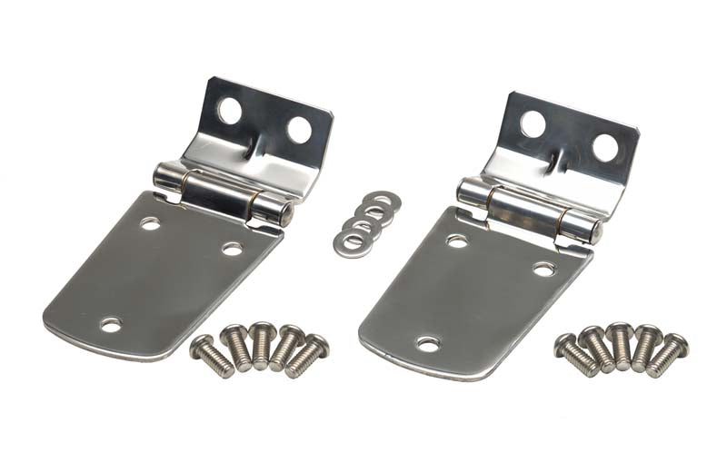 Kentrol 30504 Jeep TJ Hood Kit  98-06 Wrangler TJ Polished Silver Kentrol - Truck Part Superstore