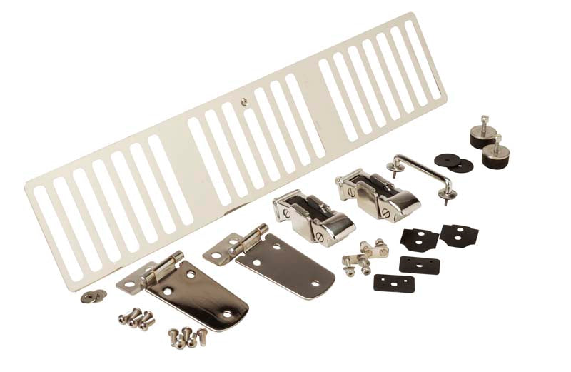 Kentrol 30505 Jeep TJ Hood Kit  97 Wrangler TJ Polished Silver Kentrol - Truck Part Superstore