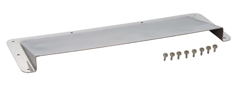 Kentrol 30507 Jeep CJ/YJ Hood Vent Air Scoop 78-95 CJ and Wrangler YJ Polished Silver Kentrol - Truck Part Superstore