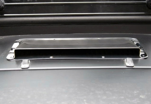Kentrol 30507 Jeep CJ/YJ Hood Vent Air Scoop 78-95 CJ and Wrangler YJ Polished Silver Kentrol - Truck Part Superstore