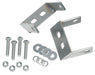 Kentrol 30508 Jeep CJ Rear Bumper Brackets Pair 45-86 CJ Polished Silver Kentrol - Truck Part Superstore