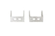 Kentrol 30508 Jeep CJ Rear Bumper Brackets Pair 45-86 CJ Polished Silver Kentrol - Truck Part Superstore