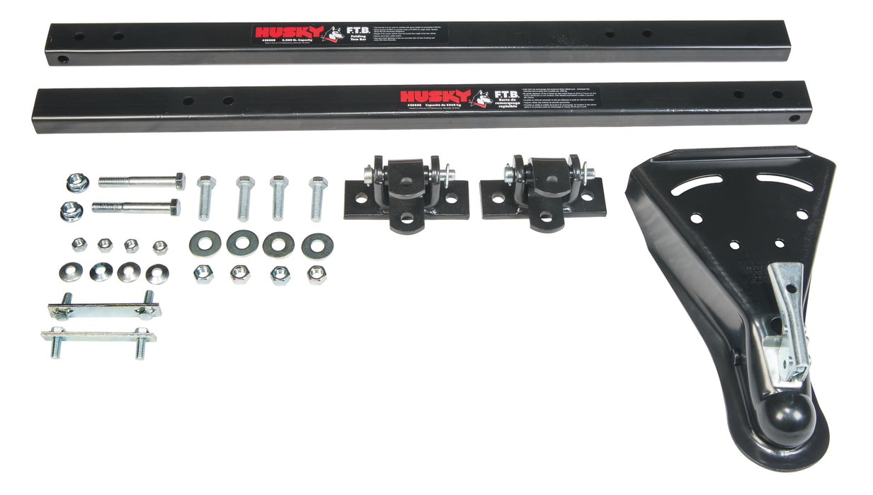 Husky Towing 30508 5K Cap 2" Coupler Adjustable 26 To 41" Mnt To Bumper Or Frame Black Steel - Truck Part Superstore