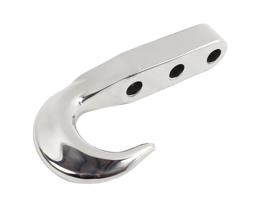 Kentrol 30509 JEEP CJ/YJ/TJ Tow Hook CJ, YJ, and TJ - 1972-2006 Polished Silver Kentrol - Truck Part Superstore