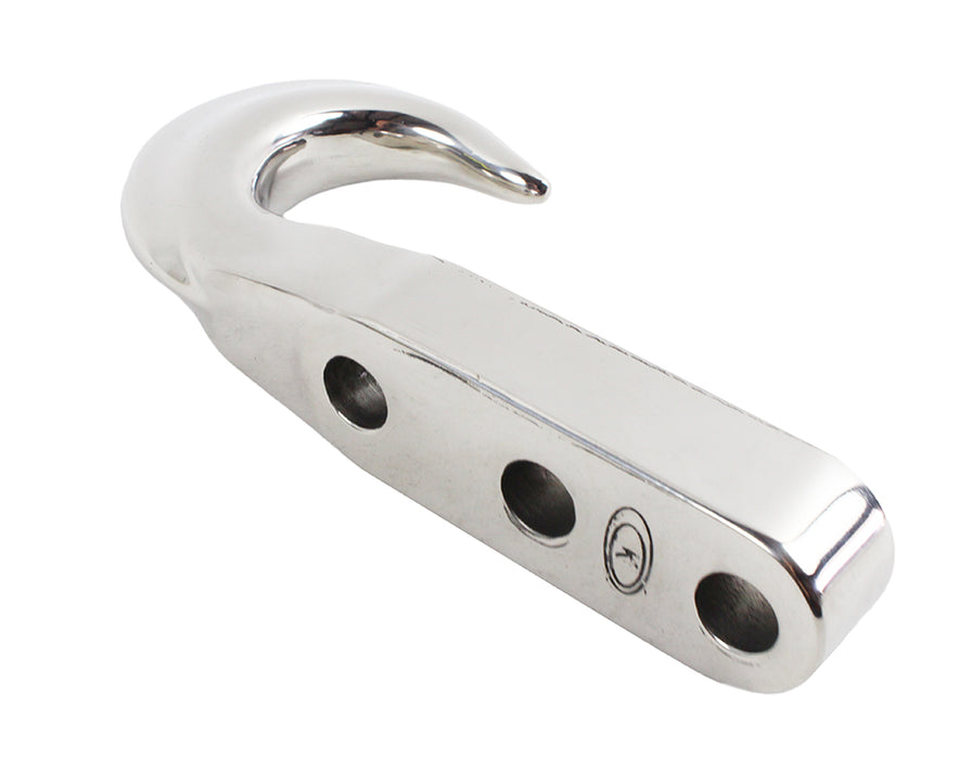 Kentrol 30509 JEEP CJ/YJ/TJ Tow Hook CJ, YJ, and TJ - 1972-2006 Polished Silver Kentrol - Truck Part Superstore