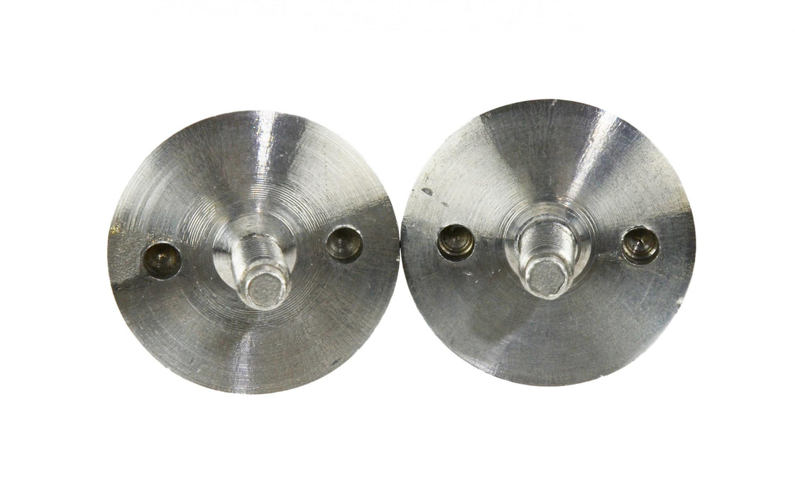Kentrol 30510 Jeep CJ/YJ Windshield Knobs Pair 76-95 CJ and Wrangler YJ Polished Silver Kentrol - Truck Part Superstore
