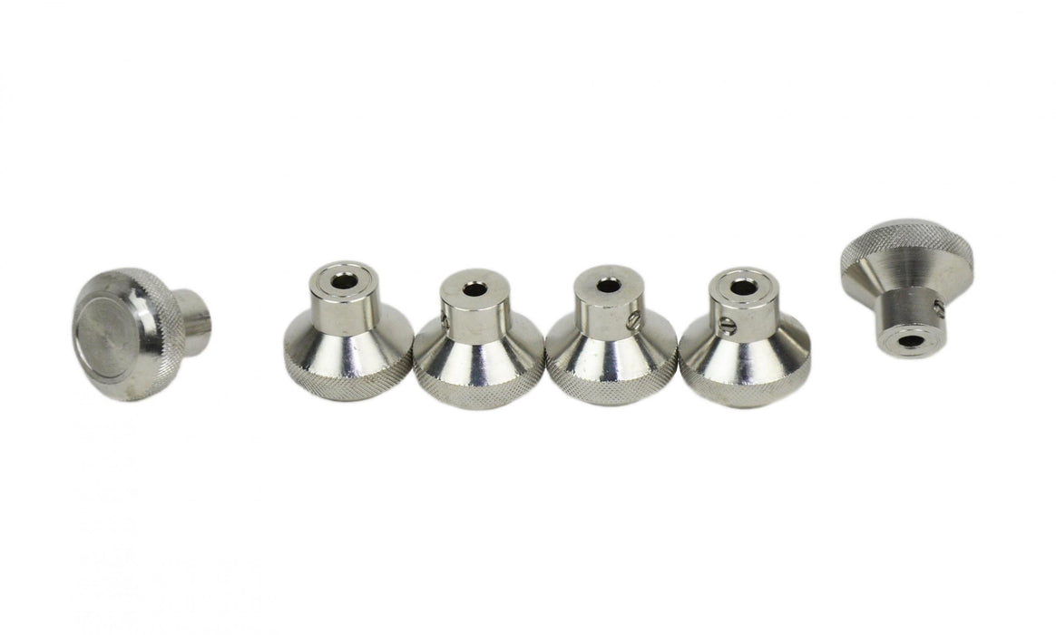 Kentrol 30511 Jeep CJ Interior Knob Set 6 Pieces 76-86 CJ Polished Silver Kentrol - Truck Part Superstore