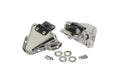 Kentrol 30513 Jeep CJ/YJ Interior Door Latch Brackets Pair 81-95 CJ and Wrangler YJ Polished Silver Kentrol - Truck Part Superstore