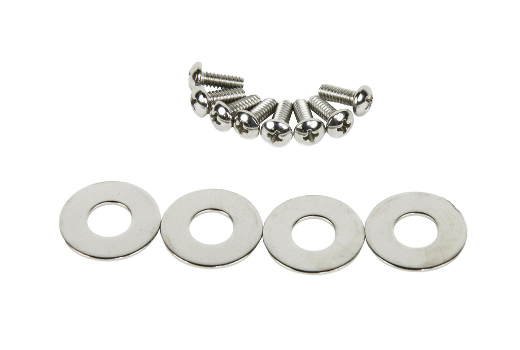 Kentrol 30513 Jeep CJ/YJ Interior Door Latch Brackets Pair 81-95 CJ and Wrangler YJ Polished Silver Kentrol - Truck Part Superstore