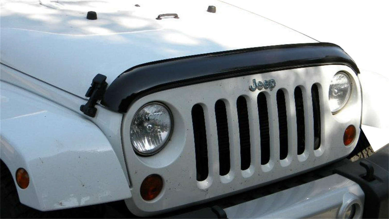 EGR 305155 EGR Superguard Style Black Hood Guard-proudly made in the USA. - Truck Part Superstore