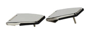 Kentrol 30516 Jeep YJ/TJ Hardtop Liftgate Hinge Pair 87-06 Wrangler TJ/YJ Polished Silver Kentrol - Truck Part Superstore