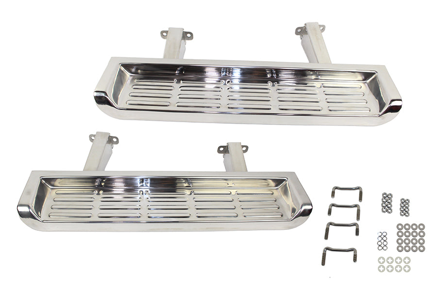 Kentrol 30518 Jeep TJ Side Steps Pair TJ - 2001-06 Polished Silver Kentrol - Truck Part Superstore