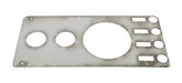 Kentrol 30521 Jeep CJ Gauge Cover Without Radio Opening 76-86 CJ Polished Silver Kentrol - Truck Part Superstore