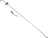 Kentrol 30523 Jeep CJ Hood Prop Rod 72-86 CJ Polished Silver Kentrol - Truck Part Superstore