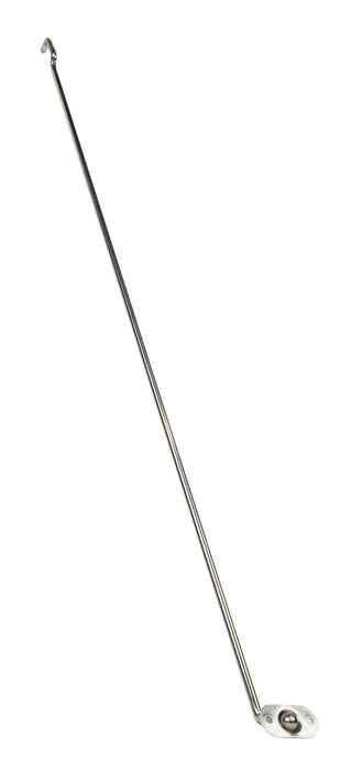 Kentrol 30523 Jeep CJ Hood Prop Rod 72-86 CJ Polished Silver Kentrol - Truck Part Superstore
