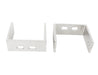 Kentrol 30527 Jeep YJ Rear Bumper Brackets Pair 87-95 Wrangler TJ Polished Silver Kentrol - Truck Part Superstore