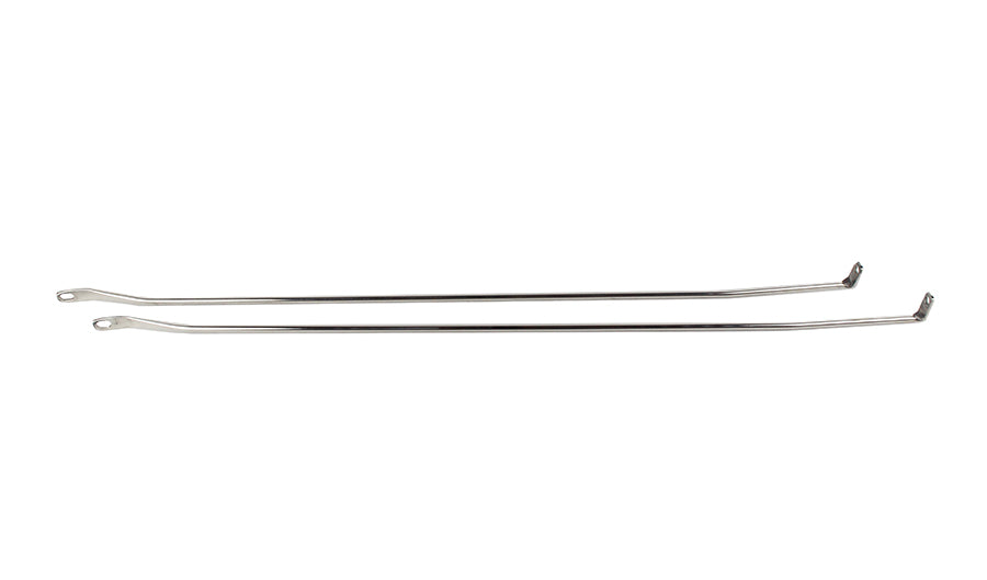 Kentrol 30529 Jeep TJ Strut Rod Kit  97-06 Wrangler TJ Polished Silver Kentrol - Truck Part Superstore