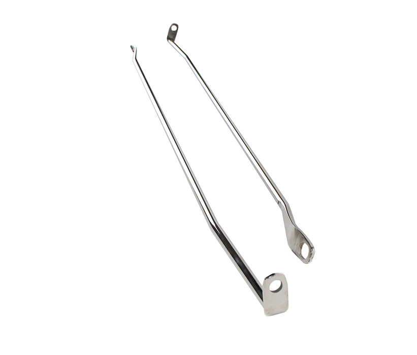 Kentrol 30529 Jeep TJ Strut Rod Kit  97-06 Wrangler TJ Polished Silver Kentrol - Truck Part Superstore