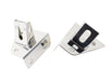 Kentrol 30531 Jeep CJ/YJ LED Light Bar Bracket Pair 76-95 CJ and Wrangler YJ Polished Silver Kentrol - Truck Part Superstore