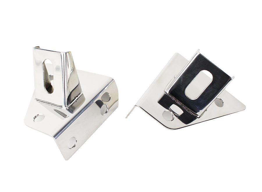 Kentrol 30531 Jeep CJ/YJ LED Light Bar Bracket Pair 76-95 CJ and Wrangler YJ Polished Silver Kentrol - Truck Part Superstore