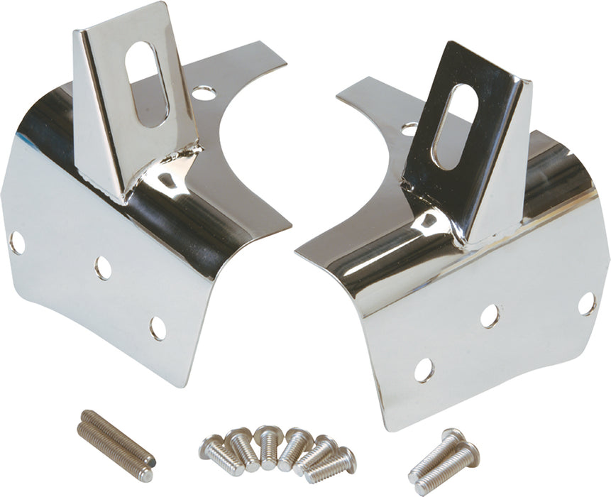 Kentrol 30532 Jeep TJ Light Bracket Pair 97-06 Wrangler TJ Polished Silver Kentrol - Truck Part Superstore
