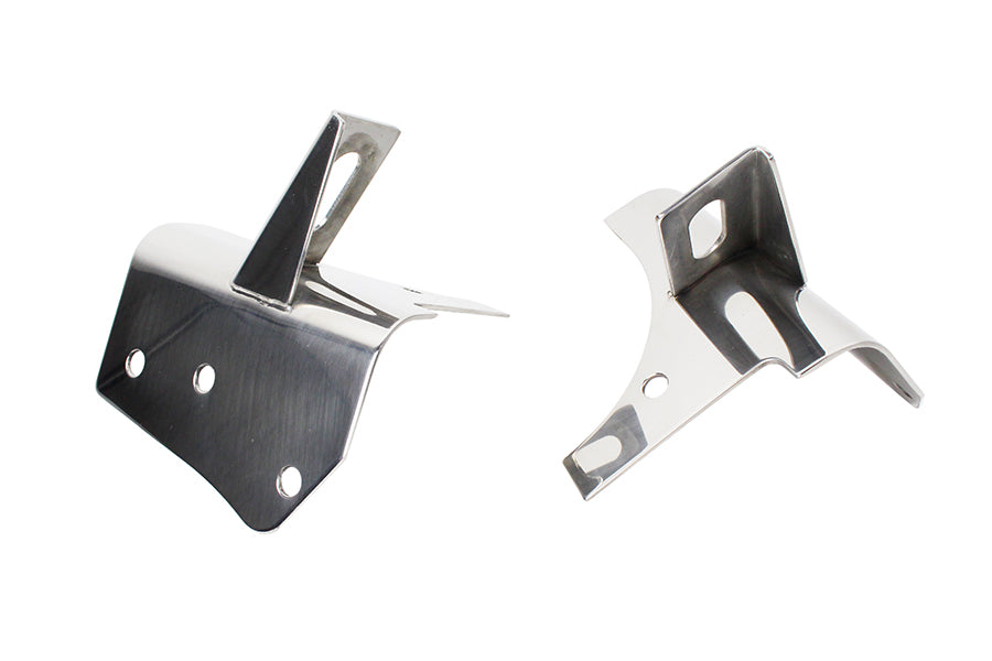 Kentrol 30532 Jeep TJ Light Bracket Pair 97-06 Wrangler TJ Polished Silver Kentrol - Truck Part Superstore