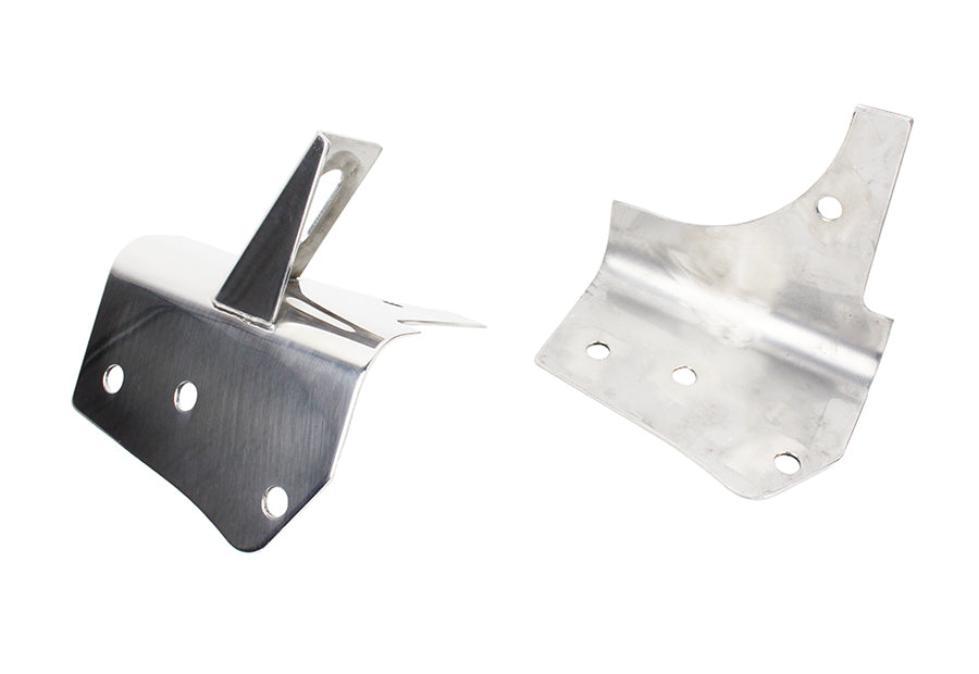 Kentrol 30532 Jeep TJ Light Bracket Pair 97-06 Wrangler TJ Polished Silver Kentrol - Truck Part Superstore