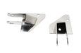 Kentrol 30533 Jeep YJ Mirror Relocation Bracket Pair 87-95 Wrangler TJ Polished Silver Kentrol - Truck Part Superstore