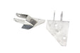 Kentrol 30533 Jeep YJ Mirror Relocation Bracket Pair 87-95 Wrangler TJ Polished Silver Kentrol - Truck Part Superstore