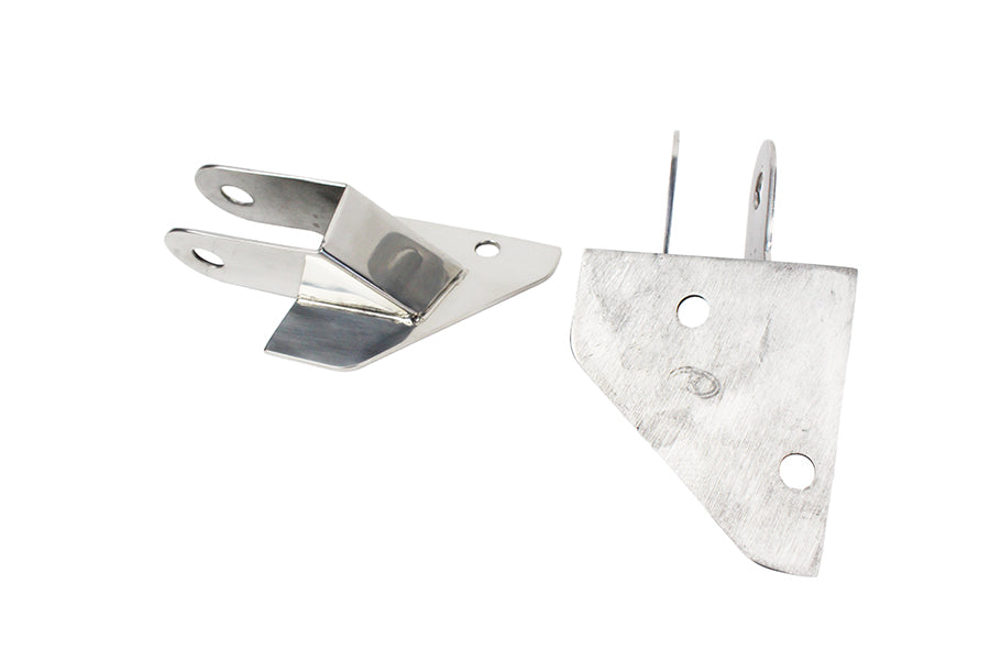 Kentrol 30533 Jeep YJ Mirror Relocation Bracket Pair 87-95 Wrangler TJ Polished Silver Kentrol - Truck Part Superstore