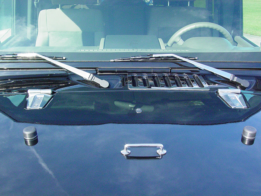 Kentrol 30535 Jeep TJ/JK Footman Loop 97-18 Wrangler TJ/JK Polished Silver Kentrol - Truck Part Superstore