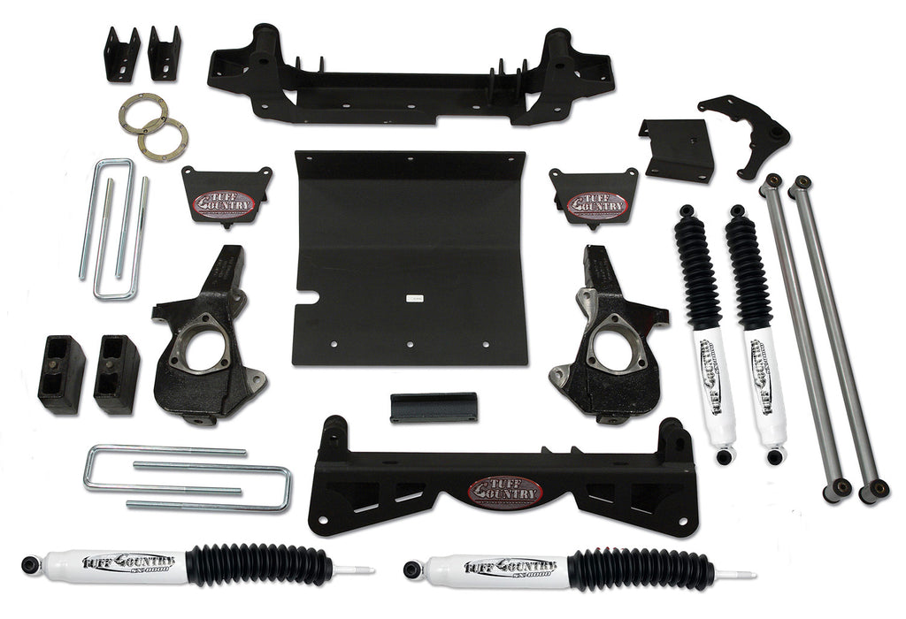 Tuff Country 16993KN 6 Inch Lift Kit 01-10 Silverado/Sierra 2500HD w/3 Piece Sub Frame and SX8000 Shocks Tuff Country - Truck Part Superstore