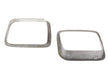 Kentrol 30536 Jeep YJ Headlight Bezels Pair 87-95 Wrangler TJ Polished Silver Kentrol - Truck Part Superstore