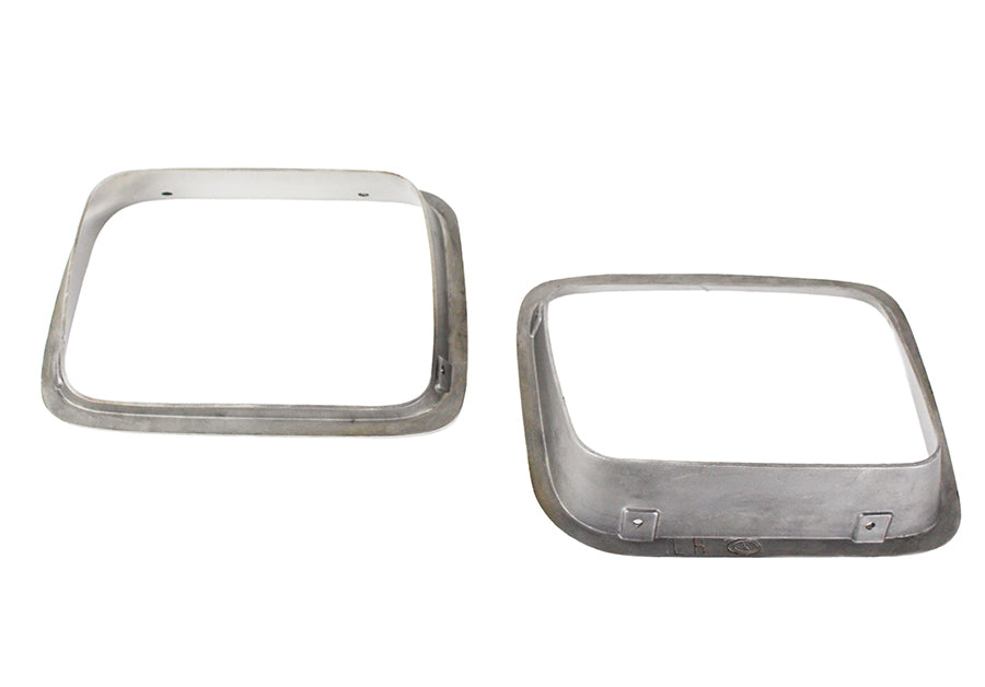 Kentrol 30536 Jeep YJ Headlight Bezels Pair 87-95 Wrangler TJ Polished Silver Kentrol - Truck Part Superstore