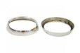 Kentrol 30537 Jeep CJ Headlight Bezels Pair 72-86 CJ Polished Silver Kentrol - Truck Part Superstore