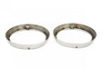 Kentrol 30537 Jeep CJ Headlight Bezels Pair 72-86 CJ Polished Silver Kentrol - Truck Part Superstore