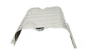 Kentrol 30539 Jeep CJ/YJ Gas Tank Skid Plate with strap 76-90 CJ and Wrangler YJ Polished Silver Kentrol - Truck Part Superstore