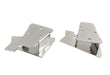 Kentrol 30542 Jeep TJ Mirror Relocation Bracket Pair 03-06 Wrangler TJ Polished Silver Kentrol - Truck Part Superstore