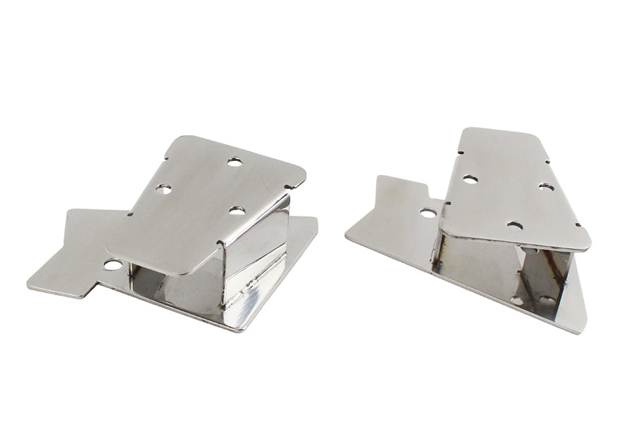 Kentrol 30542 Jeep TJ Mirror Relocation Bracket Pair 03-06 Wrangler TJ Polished Silver Kentrol - Truck Part Superstore