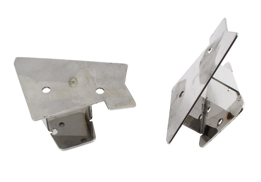 Kentrol 30542 Jeep TJ Mirror Relocation Bracket Pair 03-06 Wrangler TJ Polished Silver Kentrol - Truck Part Superstore