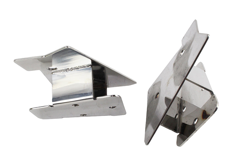 Kentrol 30542 Jeep TJ Mirror Relocation Bracket Pair 03-06 Wrangler TJ Polished Silver Kentrol - Truck Part Superstore