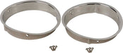 Kentrol 30543 Jeep TJ Headlight Bezels Pair 97-06 Wrangler TJ Polished Silver Kentrol - Truck Part Superstore