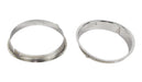 Kentrol 30543 Jeep TJ Headlight Bezels Pair 97-06 Wrangler TJ Polished Silver Kentrol - Truck Part Superstore
