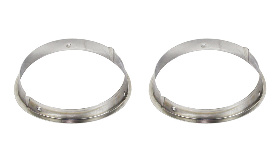 Kentrol 30543 Jeep TJ Headlight Bezels Pair 97-06 Wrangler TJ Polished Silver Kentrol - Truck Part Superstore