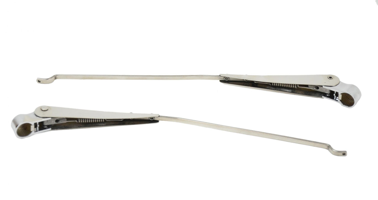 Kentrol 30544 Jeep CJ Windshield Wiper Arms Pair 68-86 CJ Polished Silver Kentrol - Truck Part Superstore