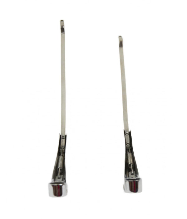 Kentrol 30544 Jeep CJ Windshield Wiper Arms Pair 68-86 CJ Polished Silver Kentrol - Truck Part Superstore