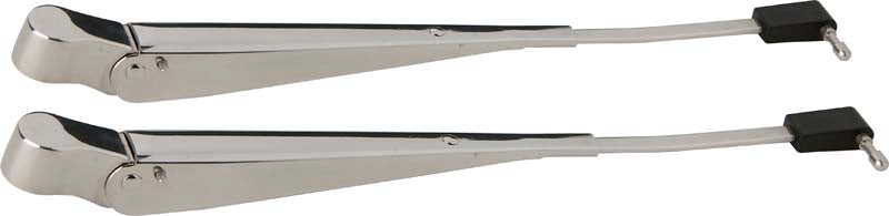 Kentrol 30545 Jeep YJ Windshield Wiper Arms Pair 87-95 Wrangler TJ Polished Silver Kentrol - Truck Part Superstore